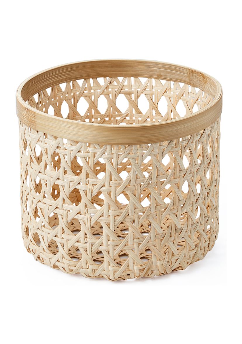 Cane Round Basket 