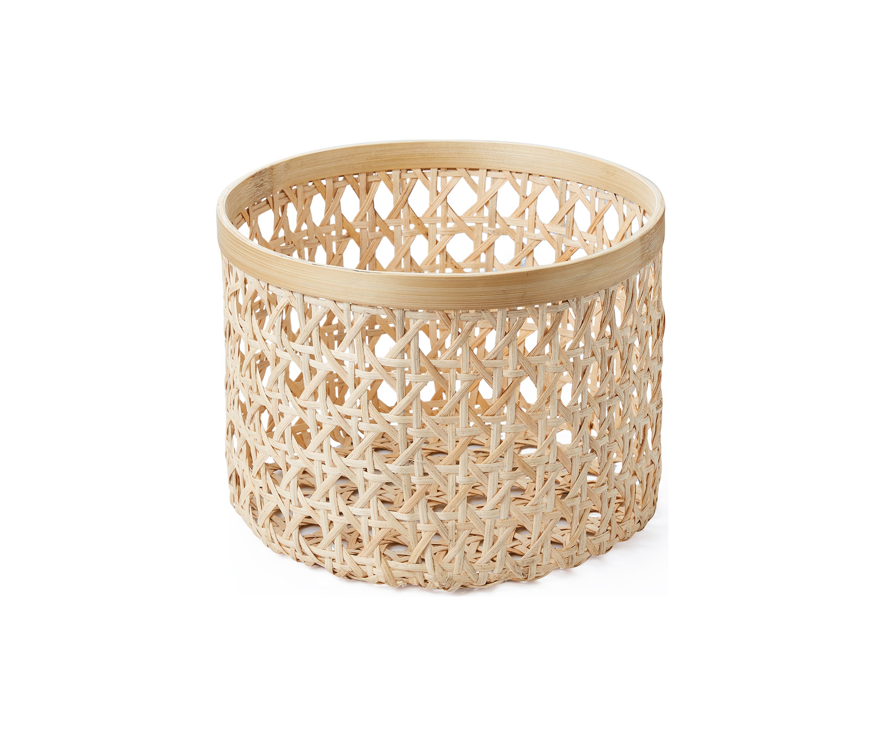 Cane Round Basket 