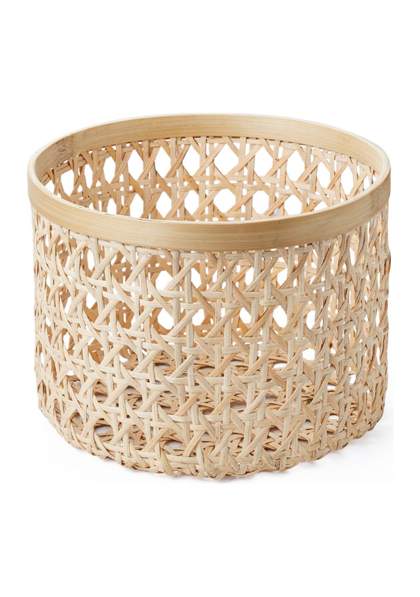 Cane Round Basket 