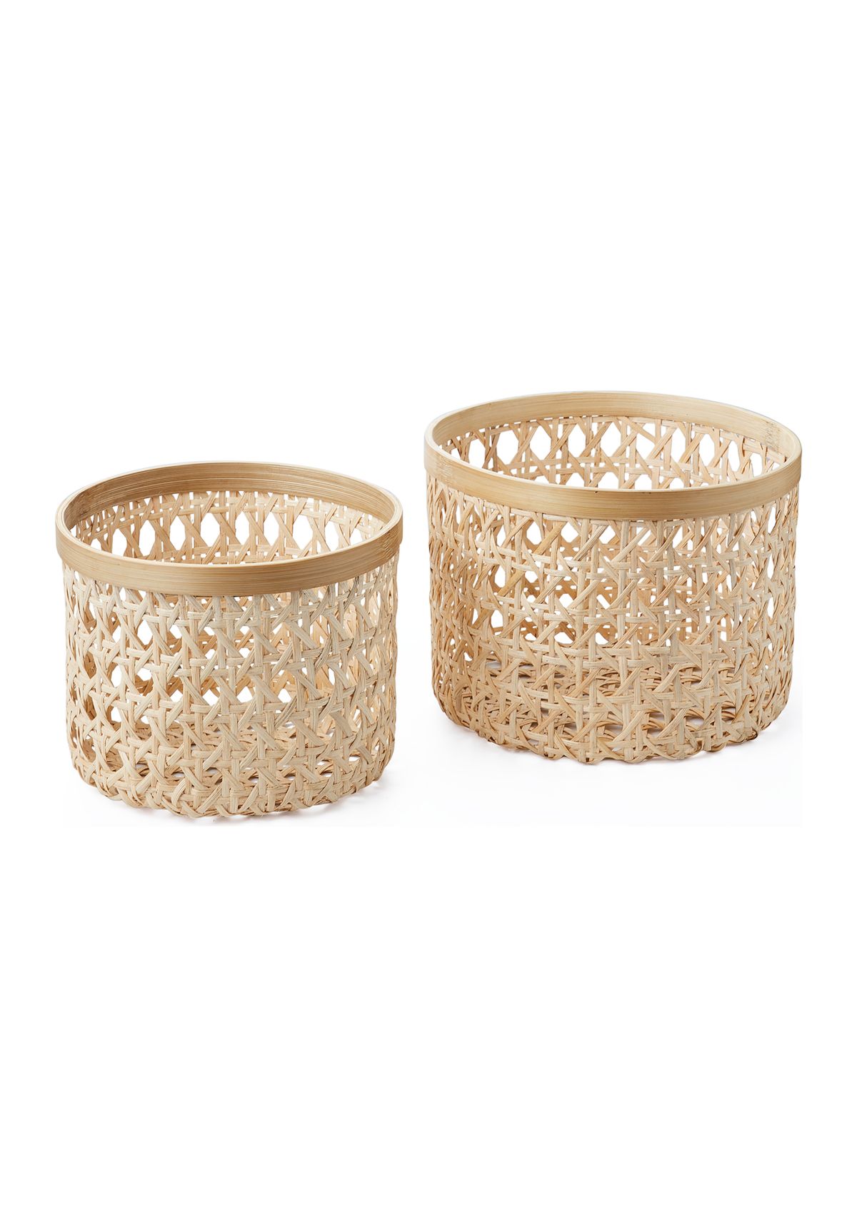 Cane Round Basket 