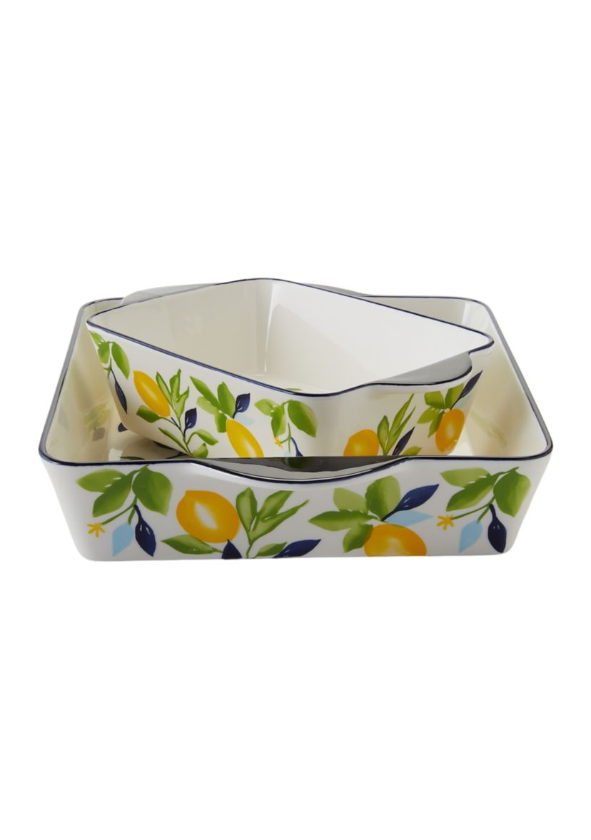 Avalon Lemon 2-Piece Oven to Table Set