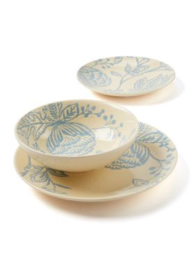 Baum Brothers Cassia 12 Piece Dinnerware Set