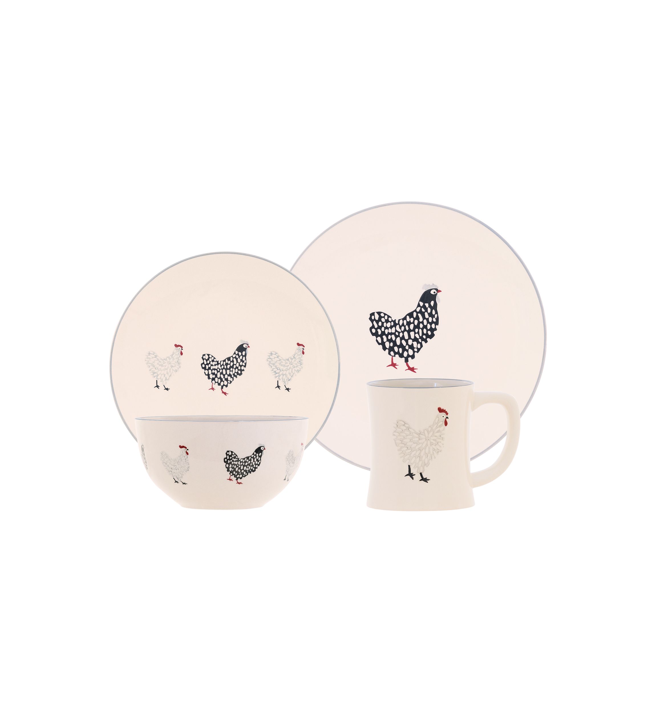 Baum Brothers Coop 16 Piece Dinnerware Set | Belk