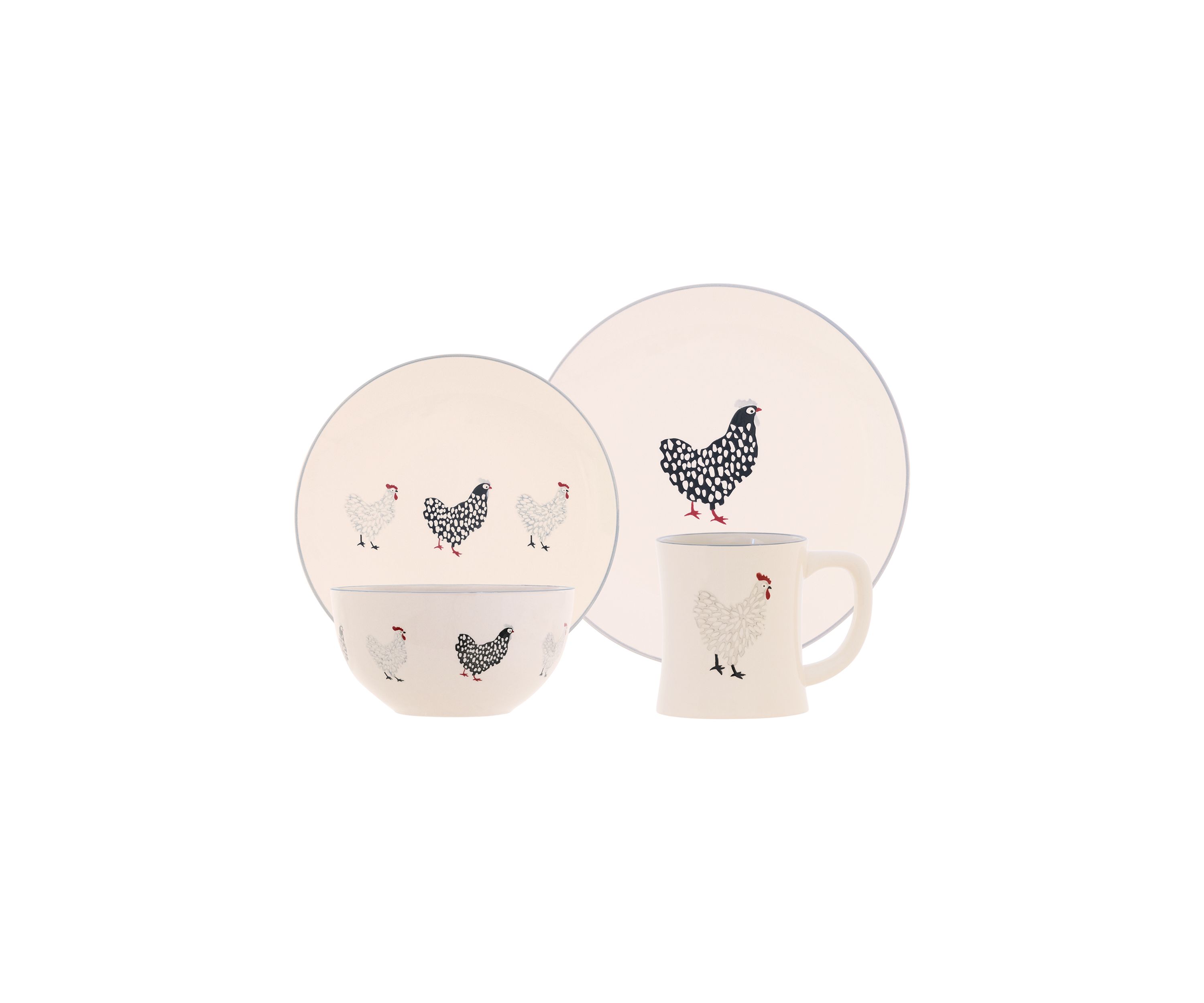 Coop 16 Piece Dinnerware Set 