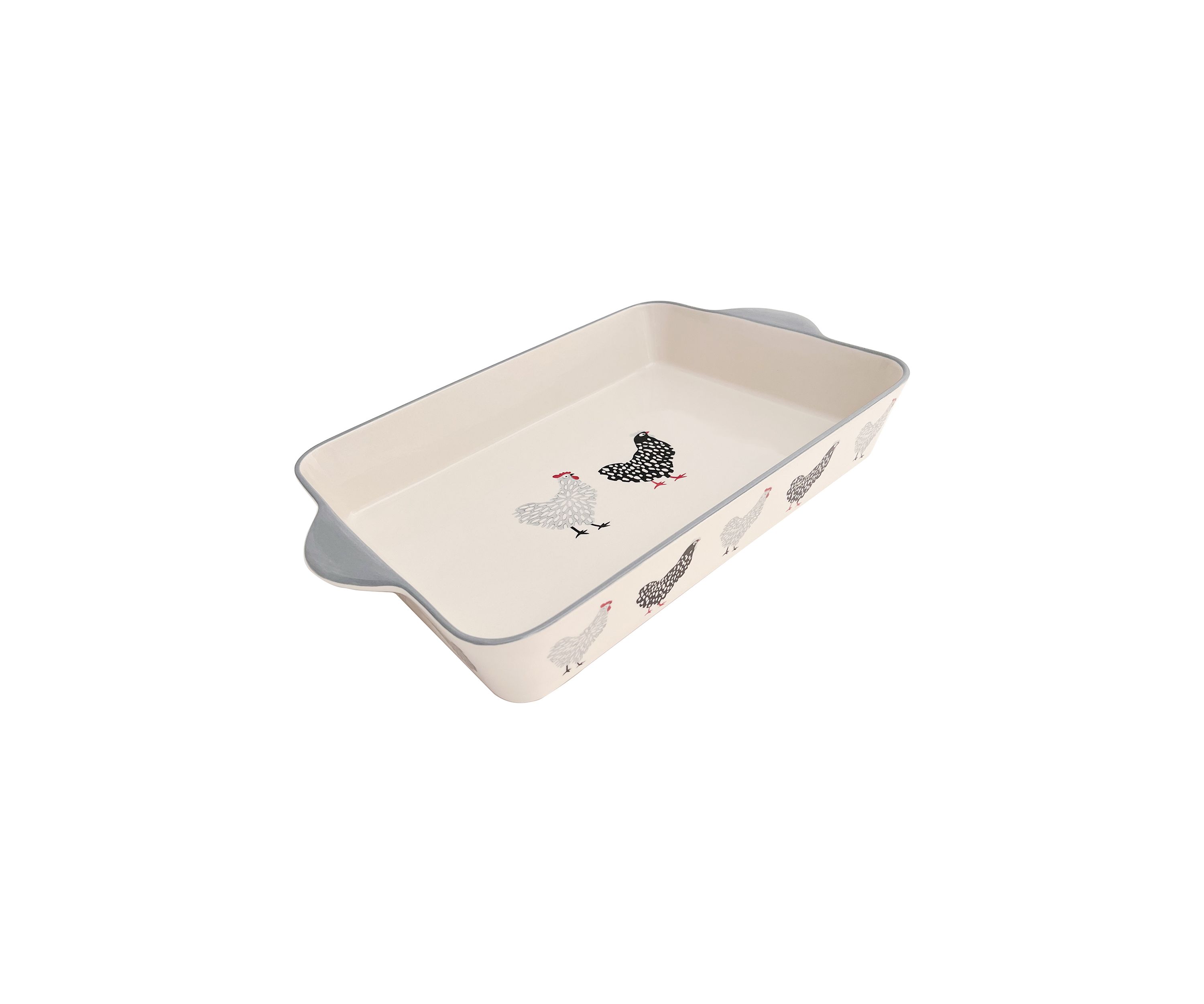 Coop Chickens Large Baking Dish