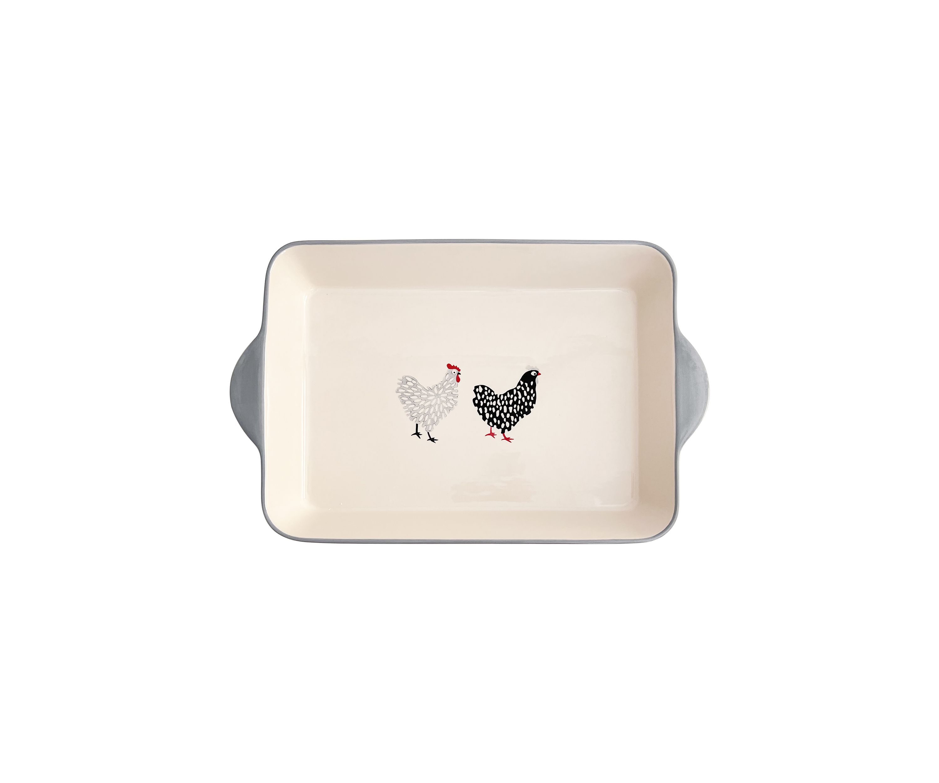 Coop Chickens Large Baking Dish