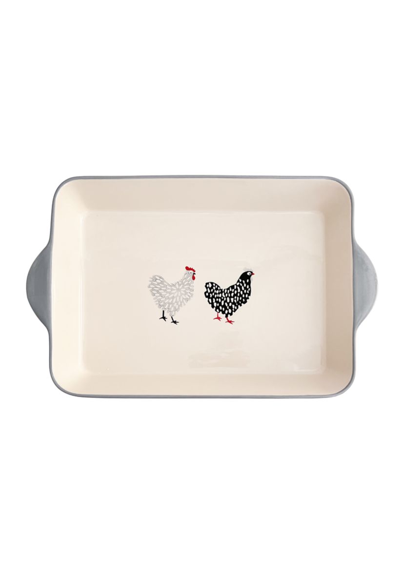 Coop Chickens Large Baking Dish