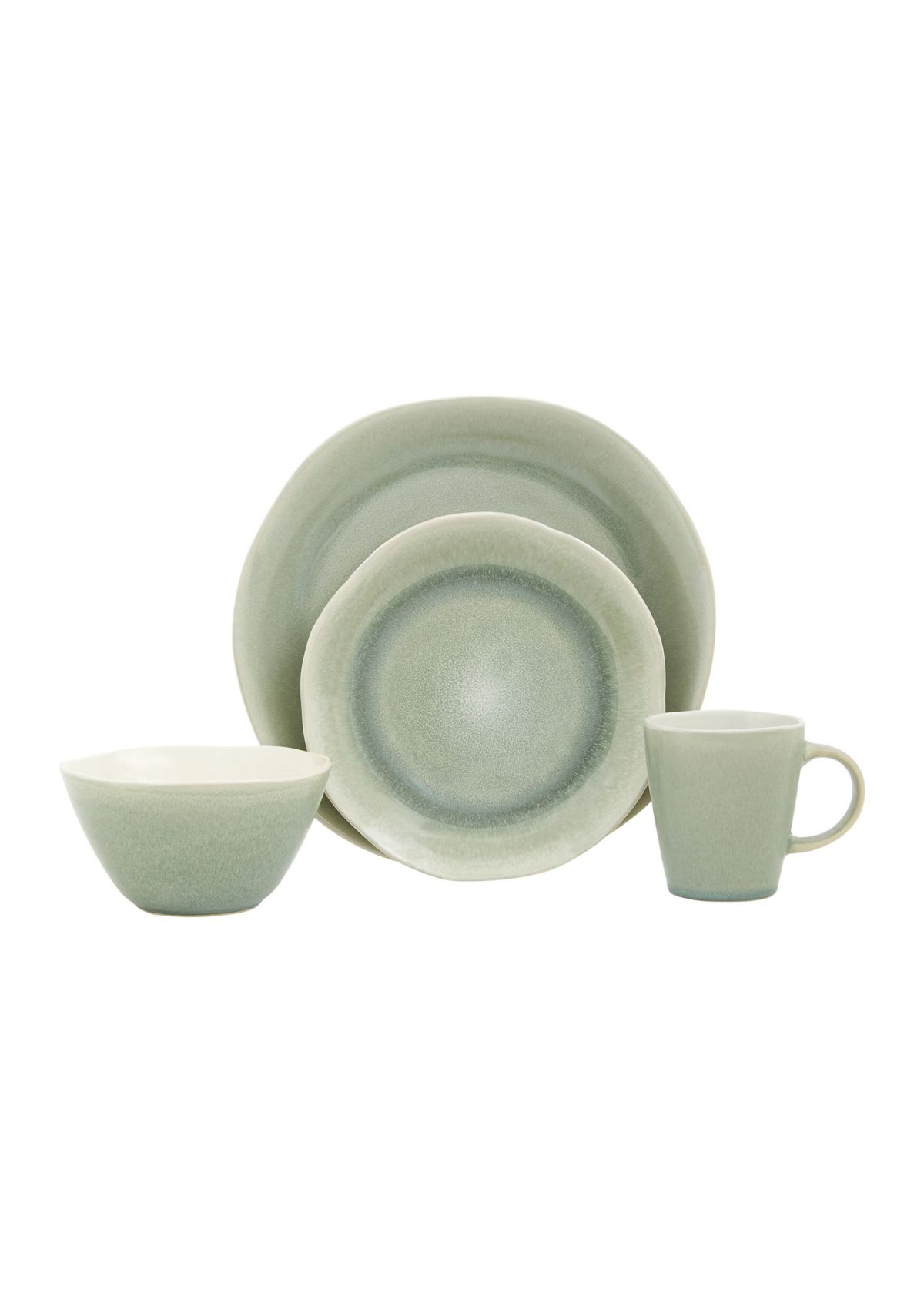 Meridian Sage 16 piece dinnerware set