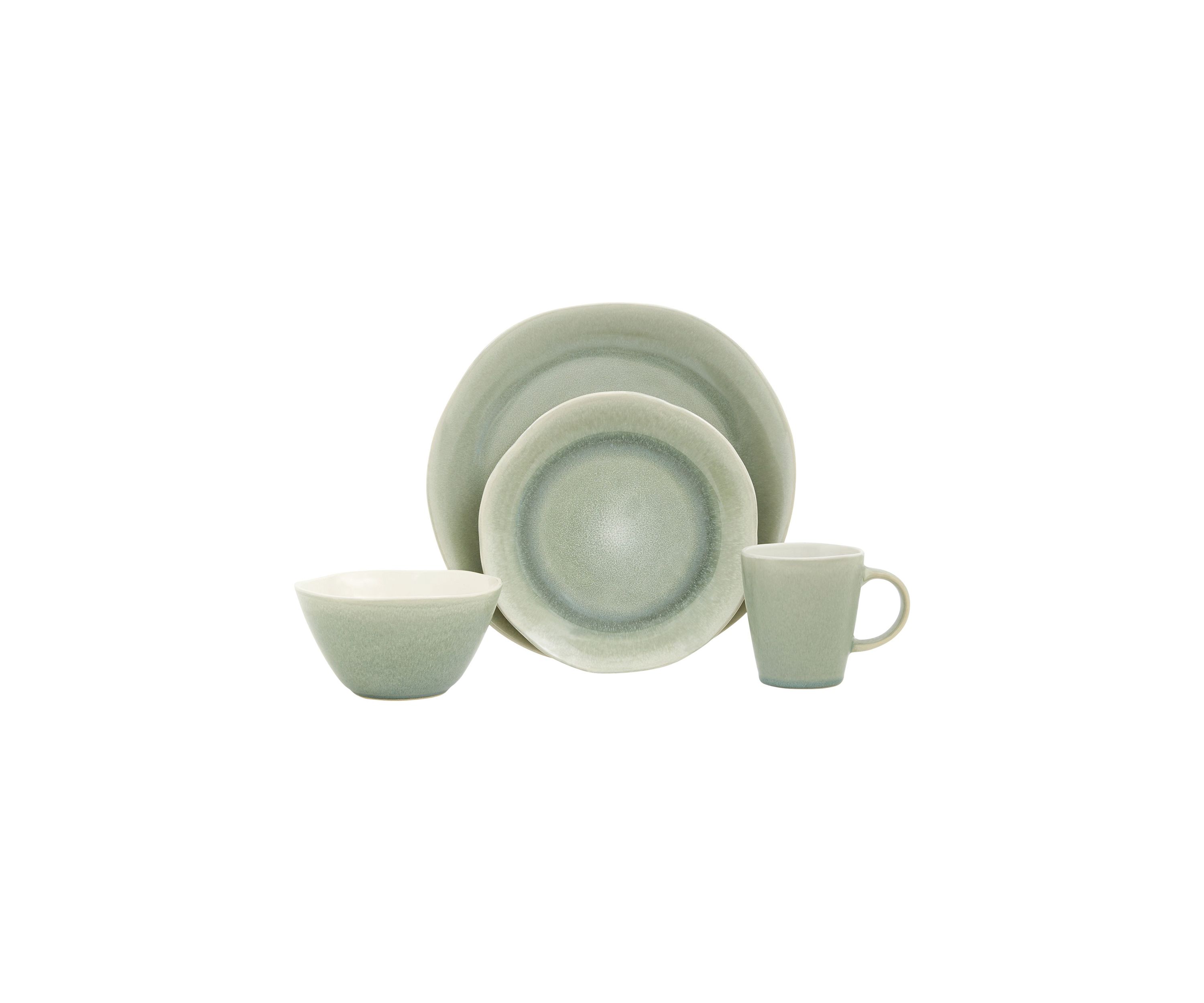 Meridian Sage 16 piece dinnerware set