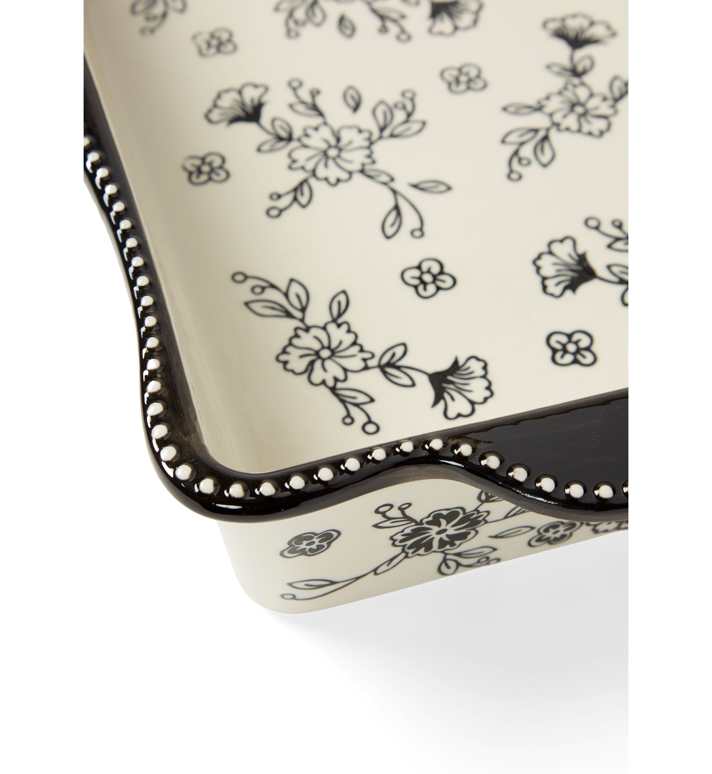 2-Piece Farmhouse Floral Baking Dish Set