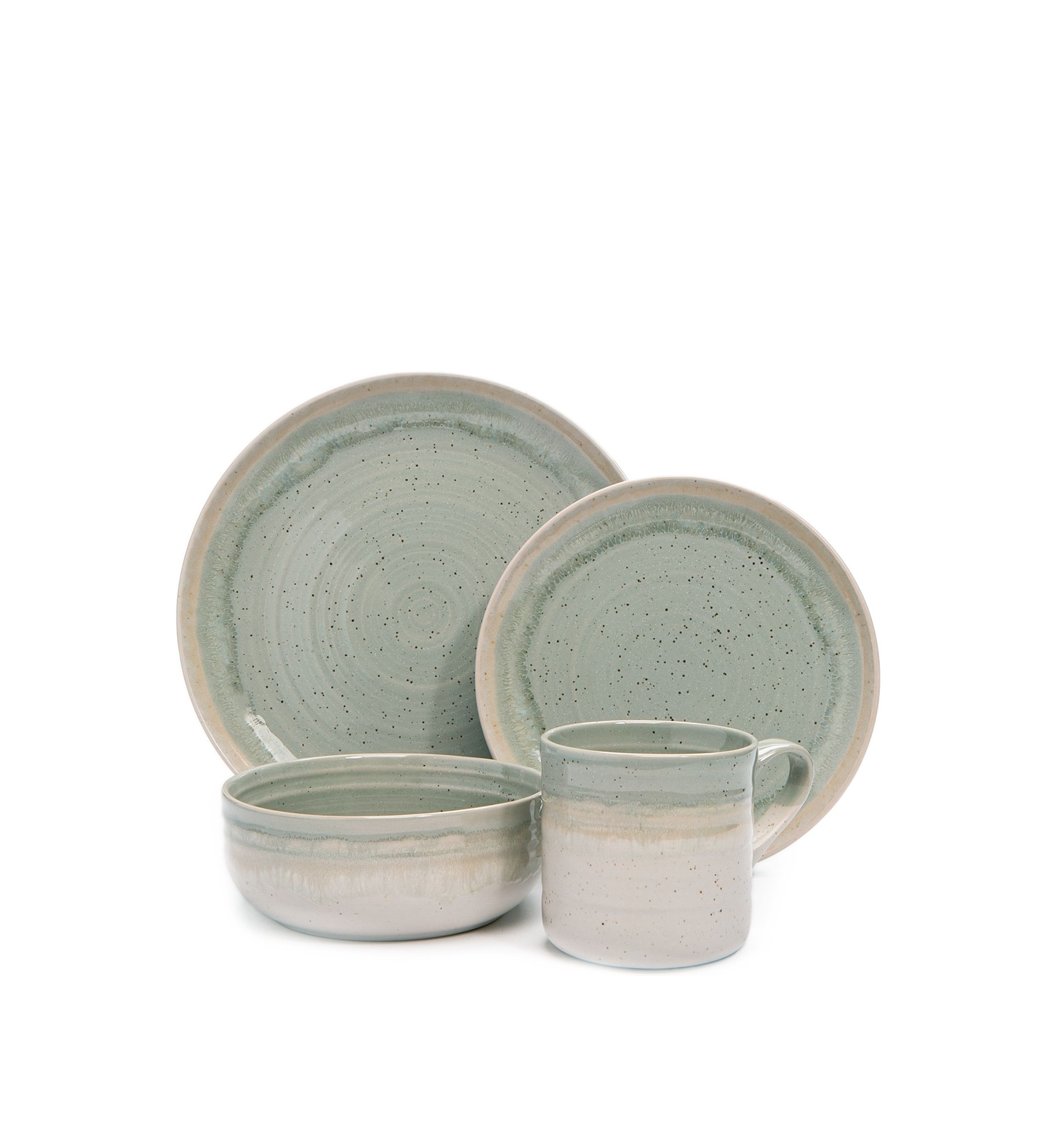 Hearth Seafoam 16 Piece Dinner Set 