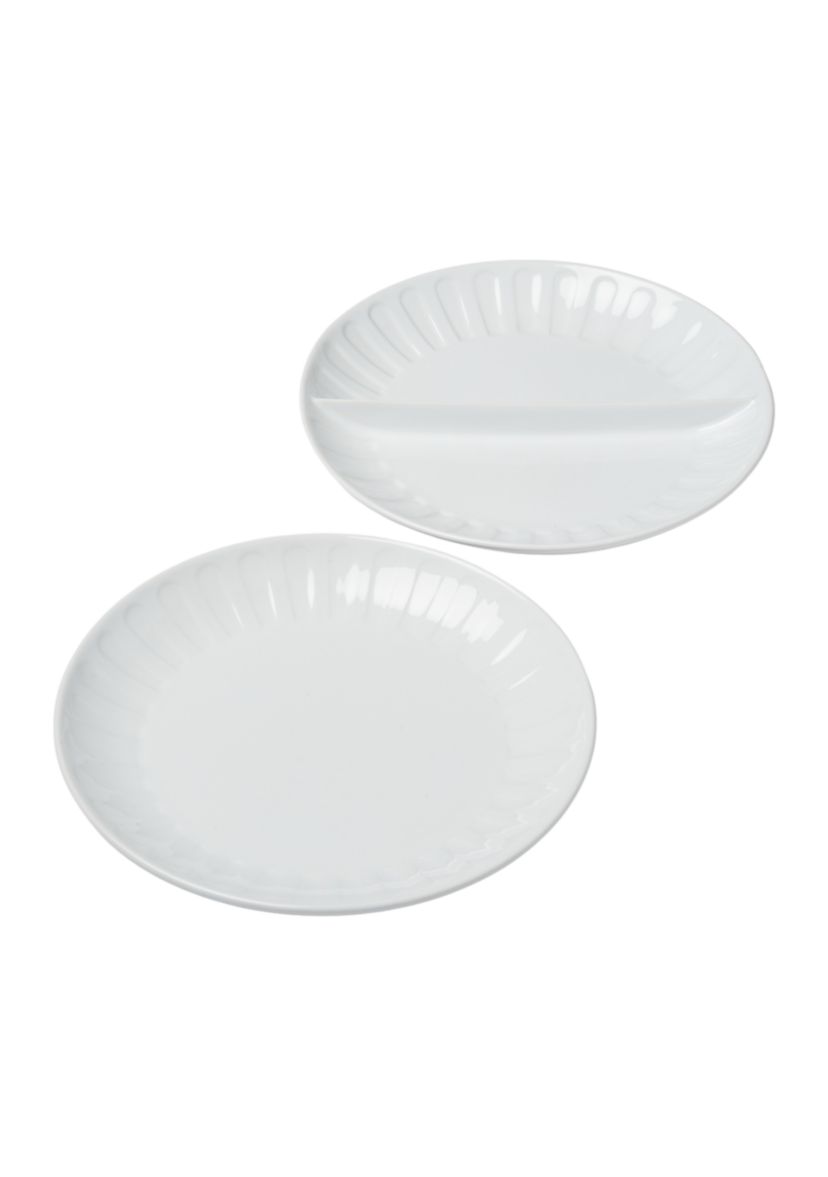Kolom Circular Set of 2 Serve Platters 