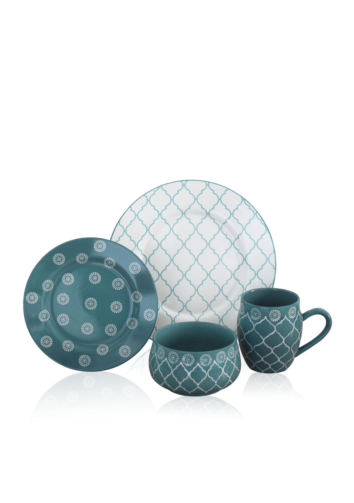 Moroccan 16 Piece Dinnerware Set