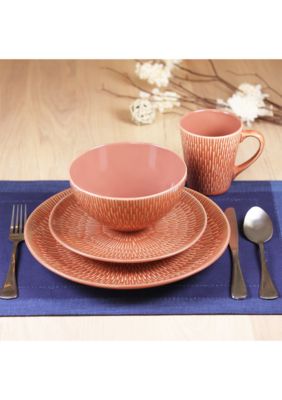 Palisades Paprika 16-Piece Dinnerware Set