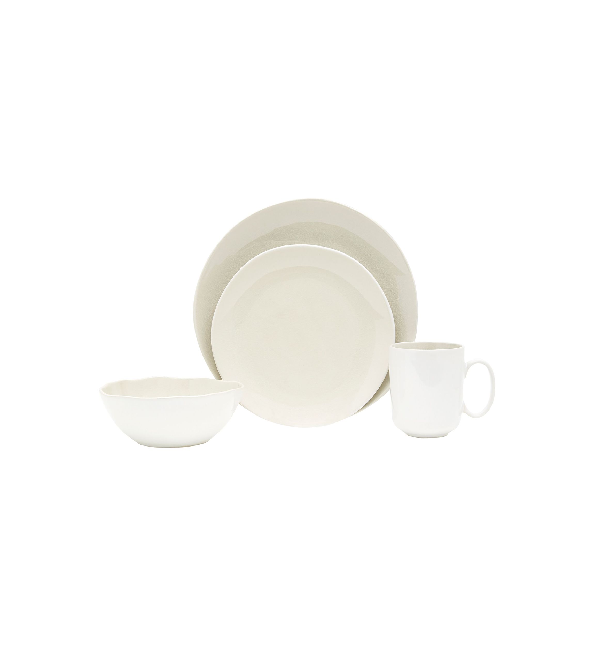 Calma  Natural 16 piece dinnerware set