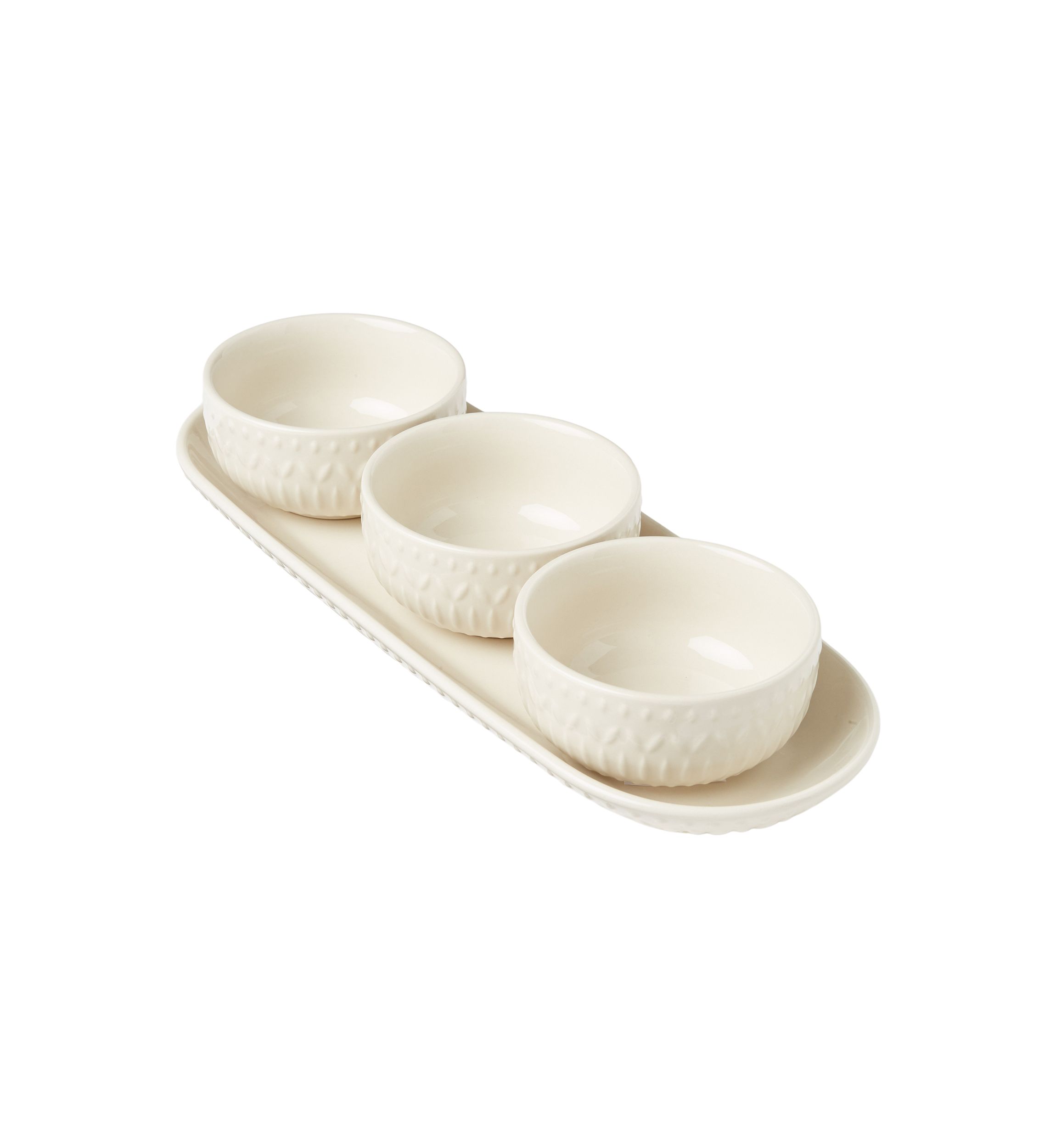 Vigne 4-Piece Tray and Bowl Set