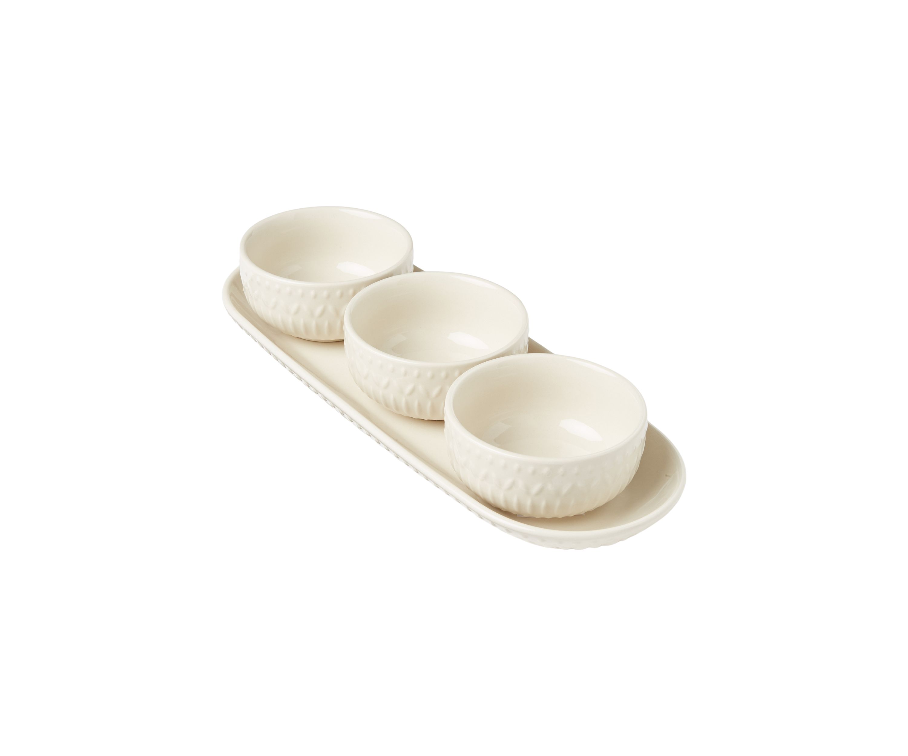 Vigne 4-Piece Tray and Bowl Set