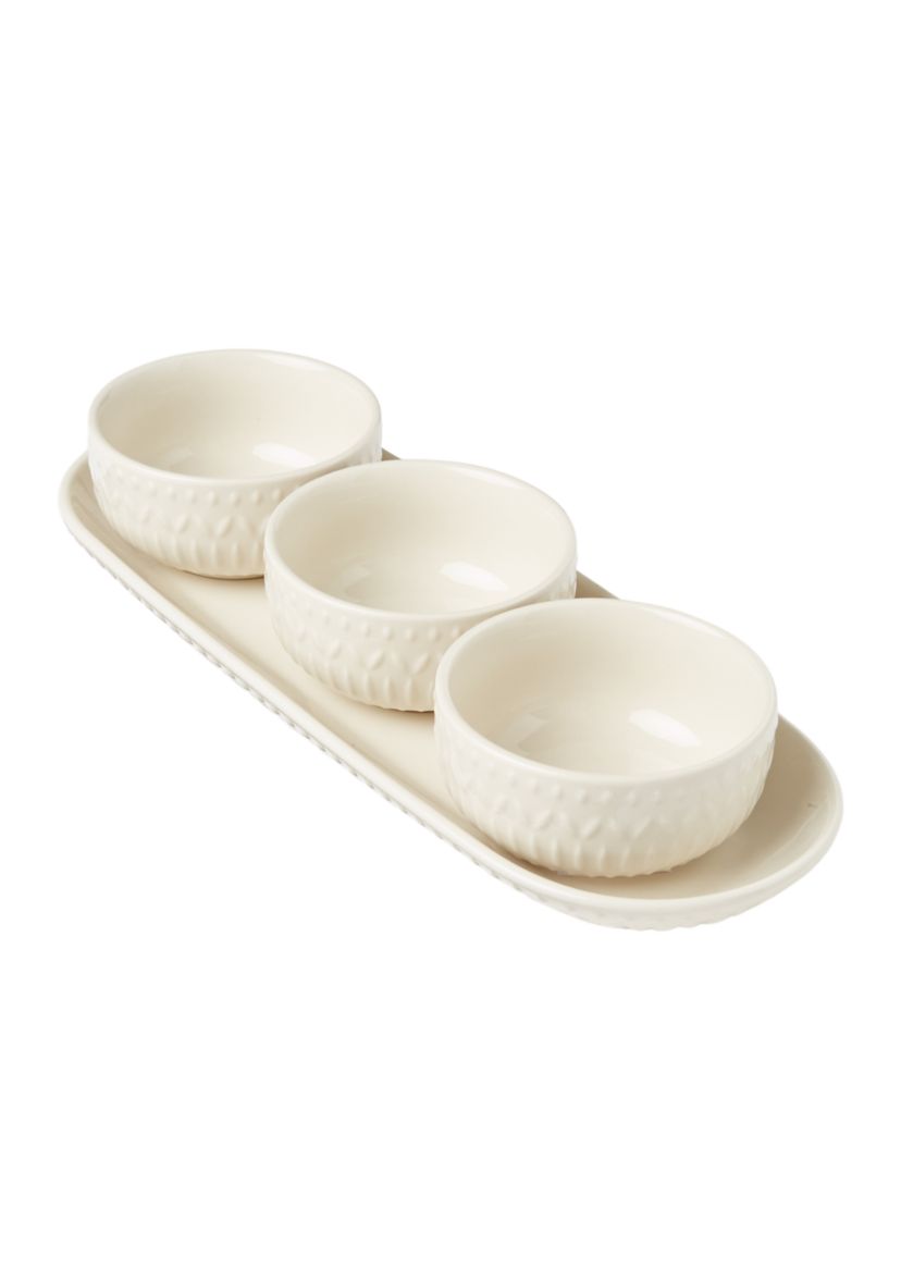 Vigne 4-Piece Tray and Bowl Set