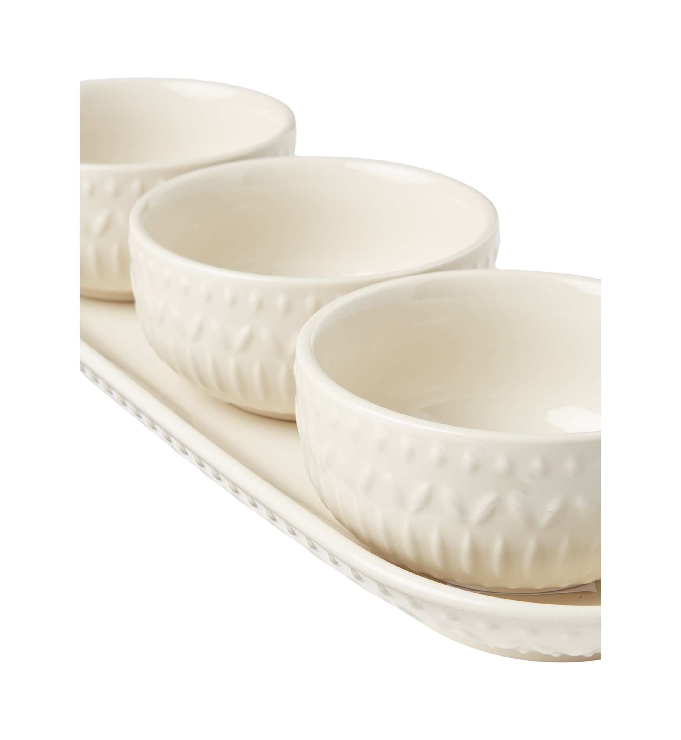 Vigne 4-Piece Tray and Bowl Set