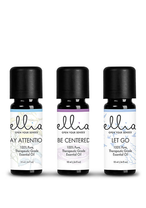 Pay Attention, Be Centered and Let Go Essential Oils 3 Pack