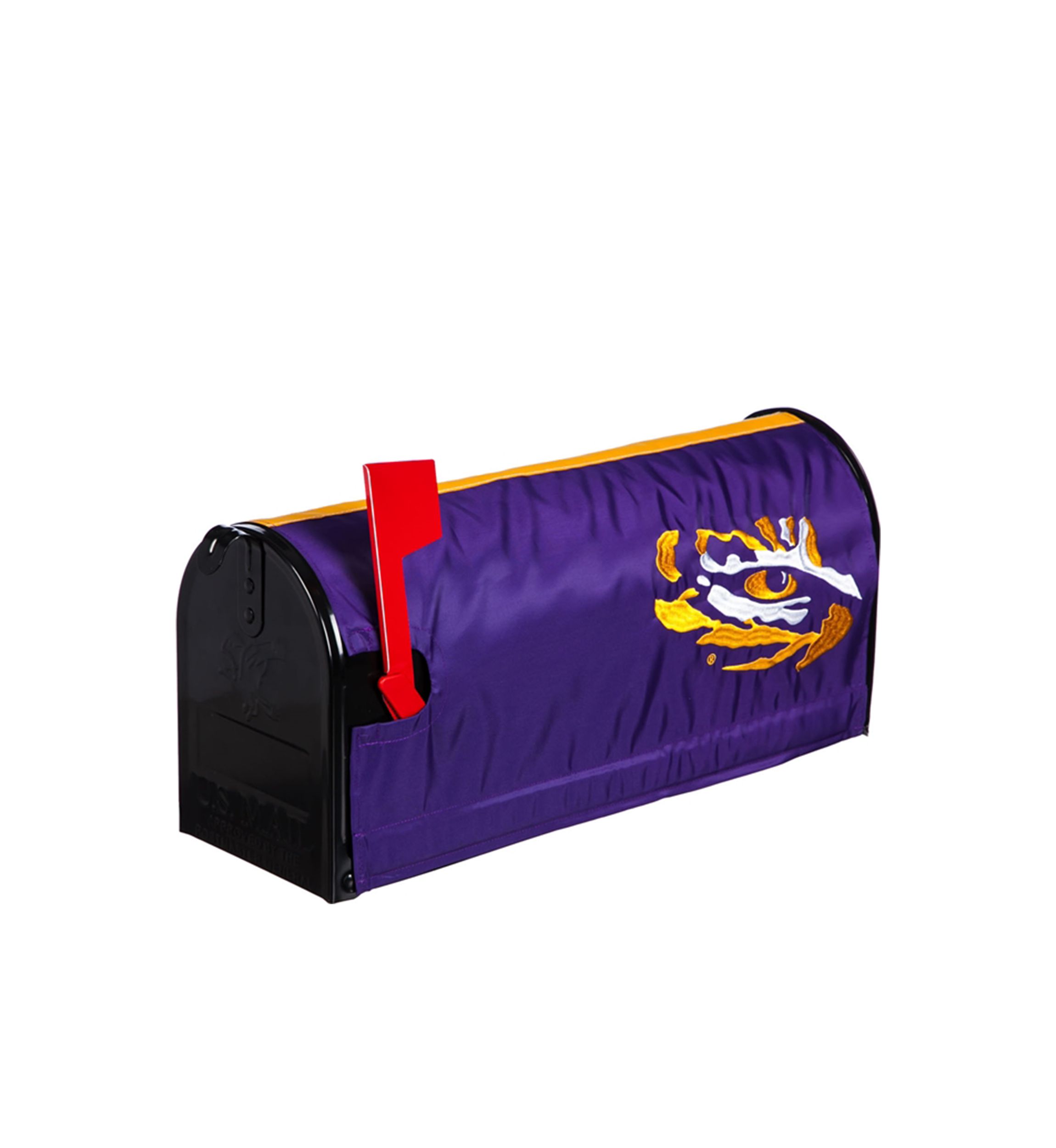 LSU Tigers Applique Mailbox Cover 