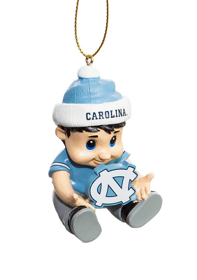 NCAA North Carolina Tar Heels  New Lil Fan Ornament