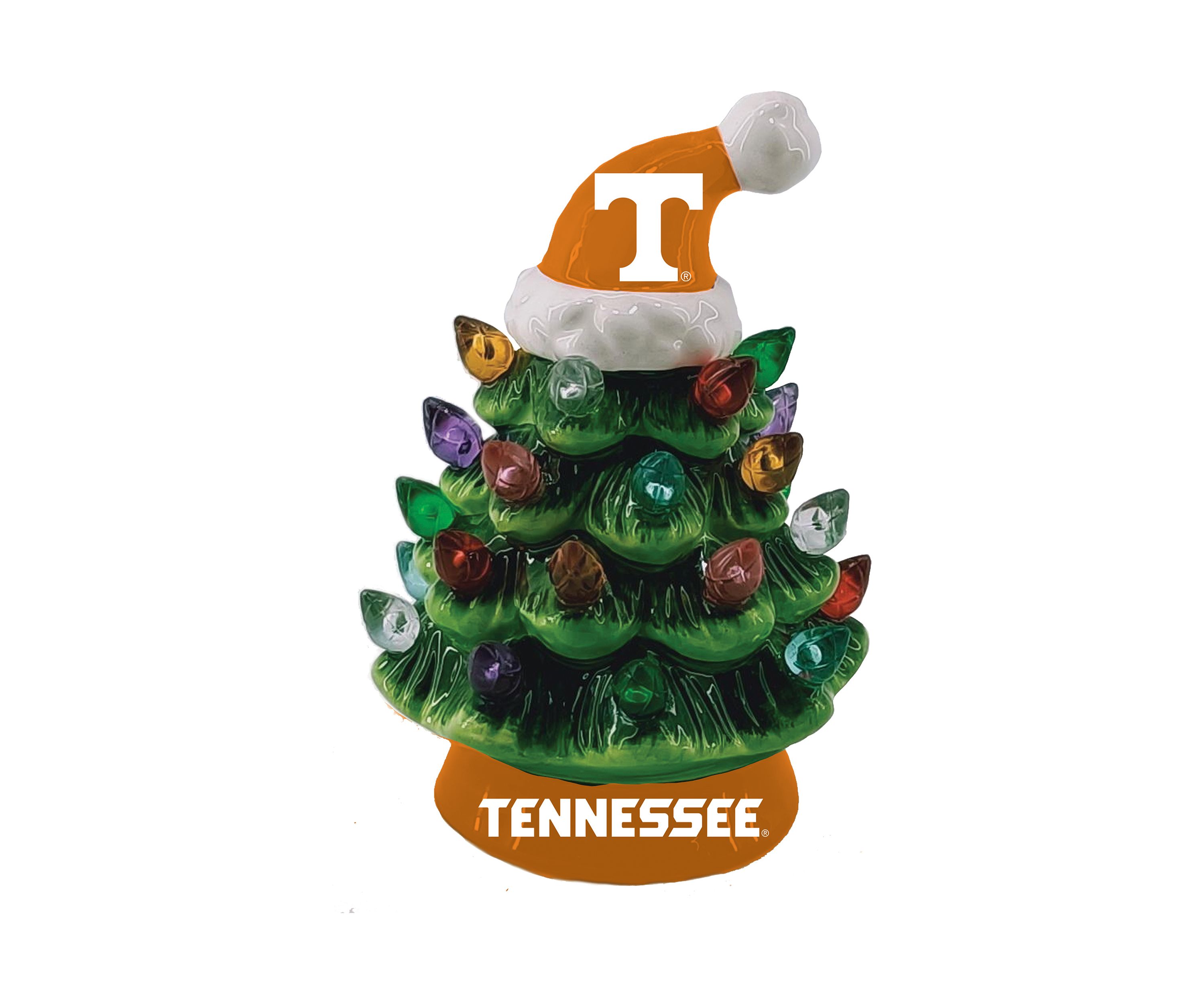 NCAA Tennessee Volunteers Mini Light Up Christmas Tree