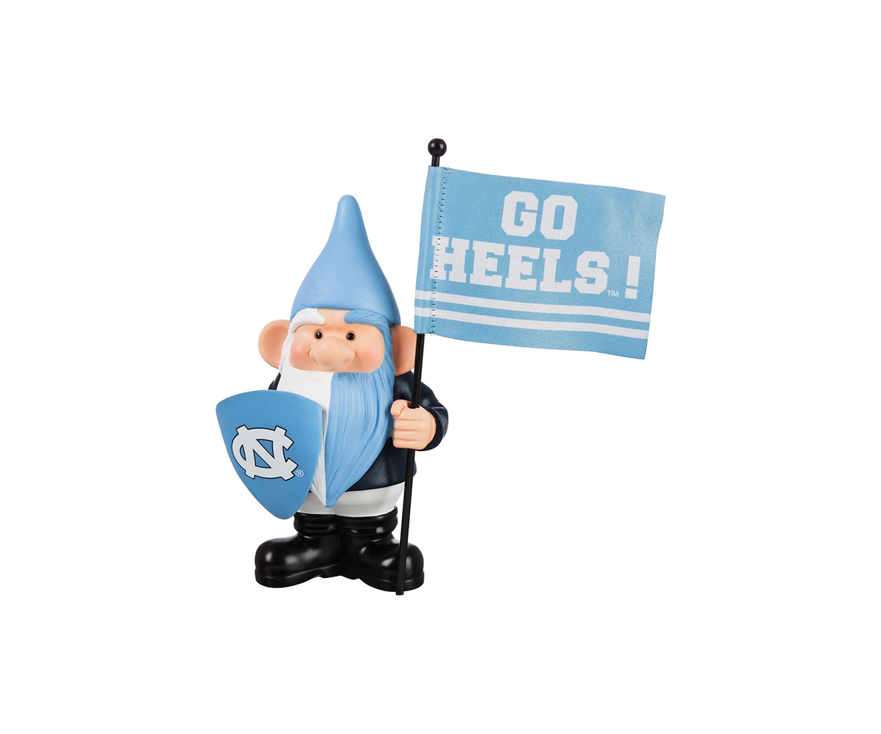 NCAA UNC Chapel Hill Tar Heels Flag Holder Gnome