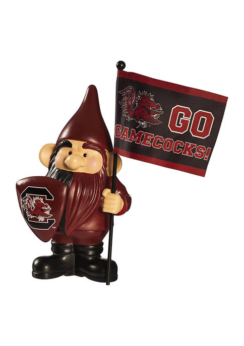 Evergreen NCAA South Carolina Gamecocks Flag Holder Gnome