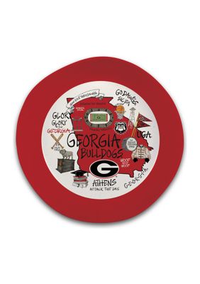 NCAA Georgia Bulldogs Melamine Serving Bowl