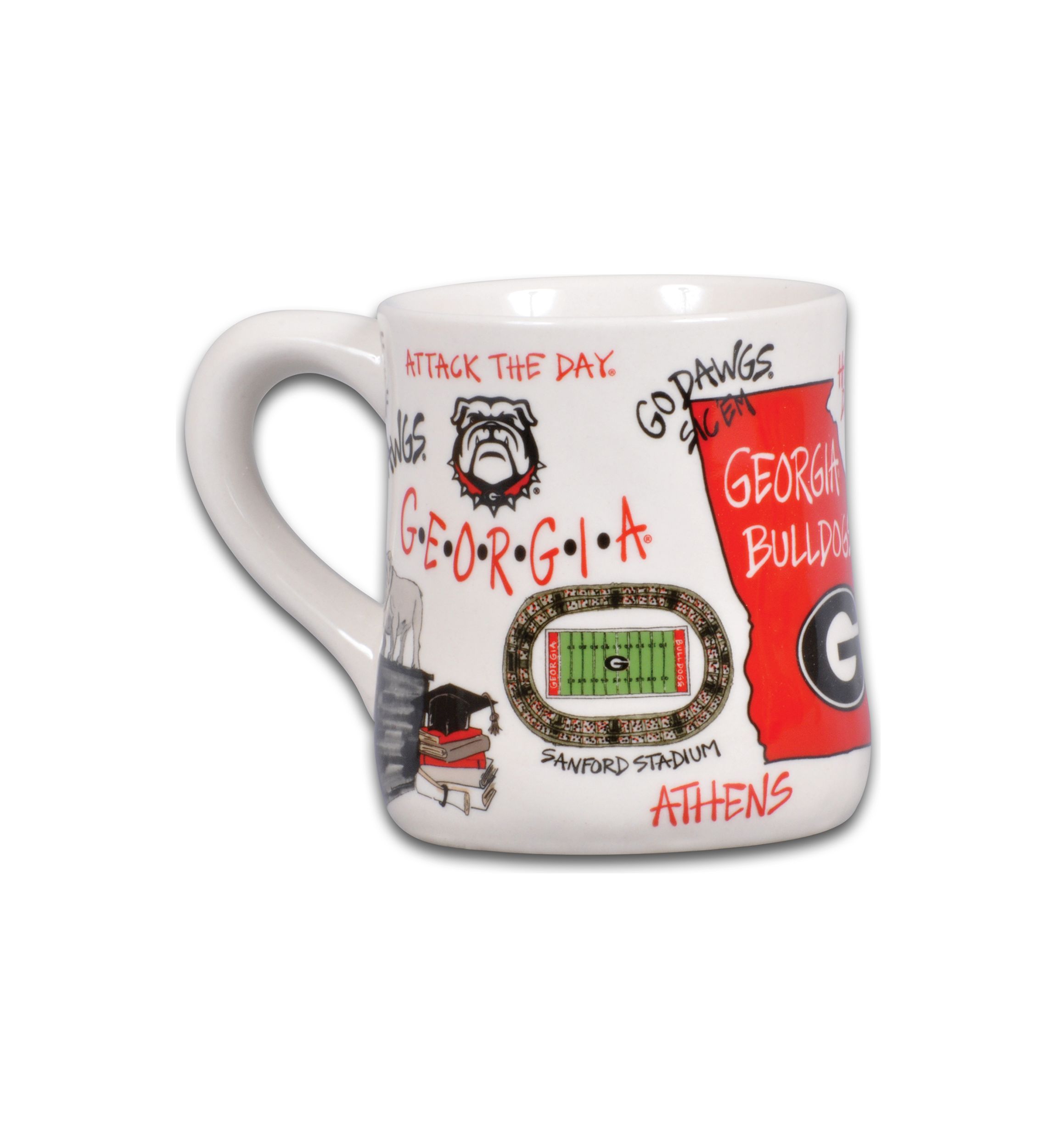 NCAA Georgia Bulldogs Ceramic Mug