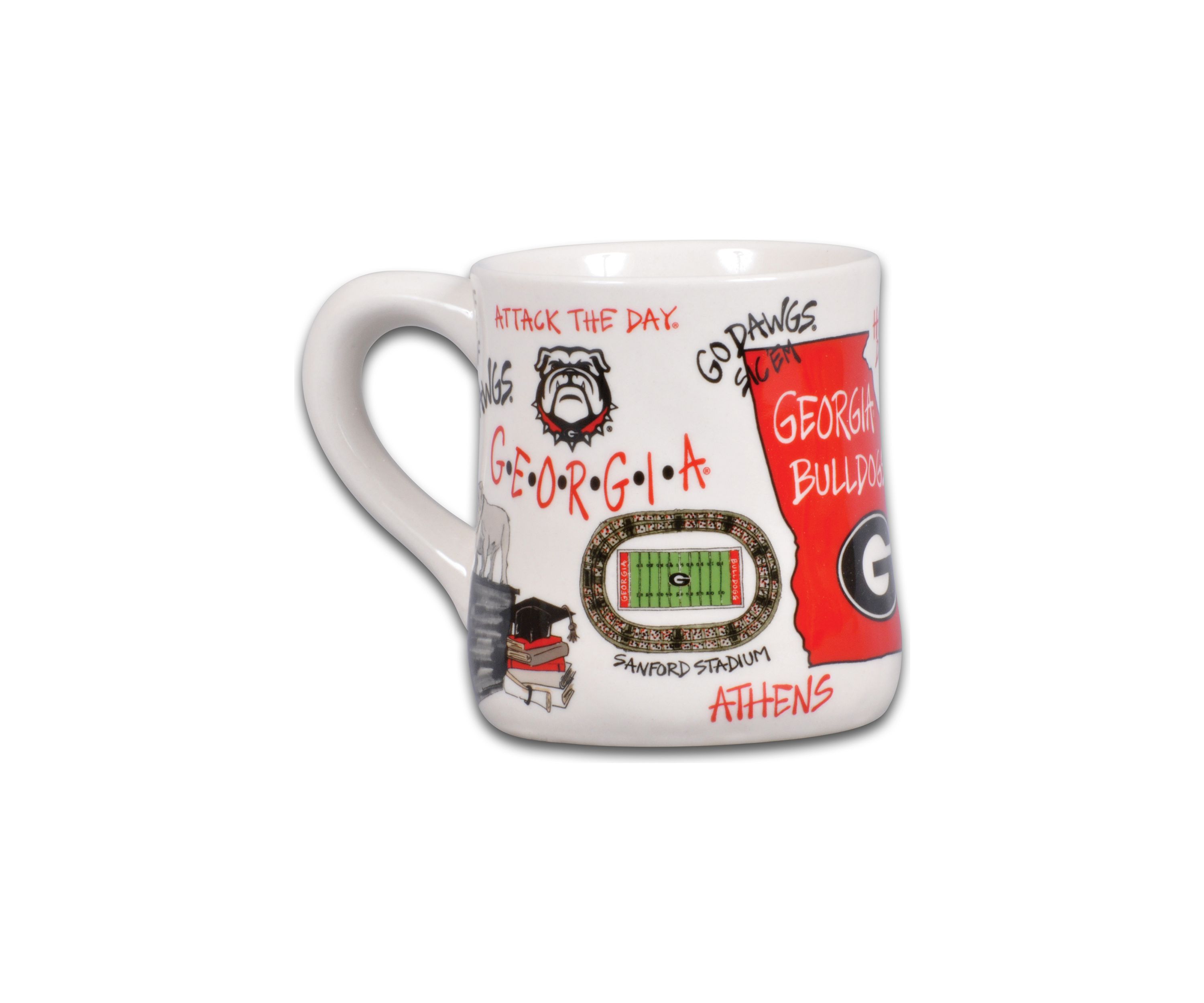 NCAA Georgia Bulldogs Ceramic Mug