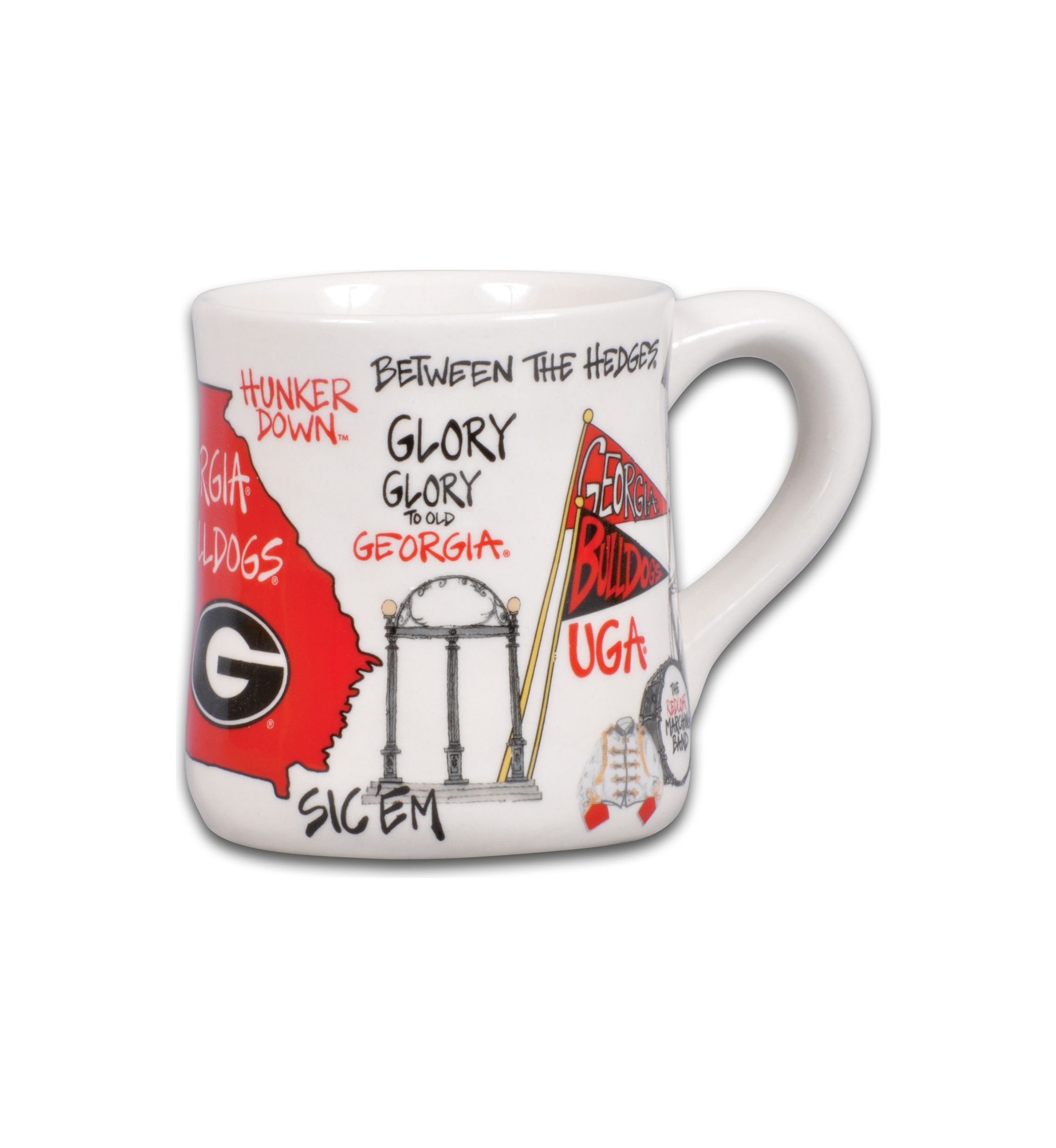NCAA Georgia Bulldogs Ceramic Mug