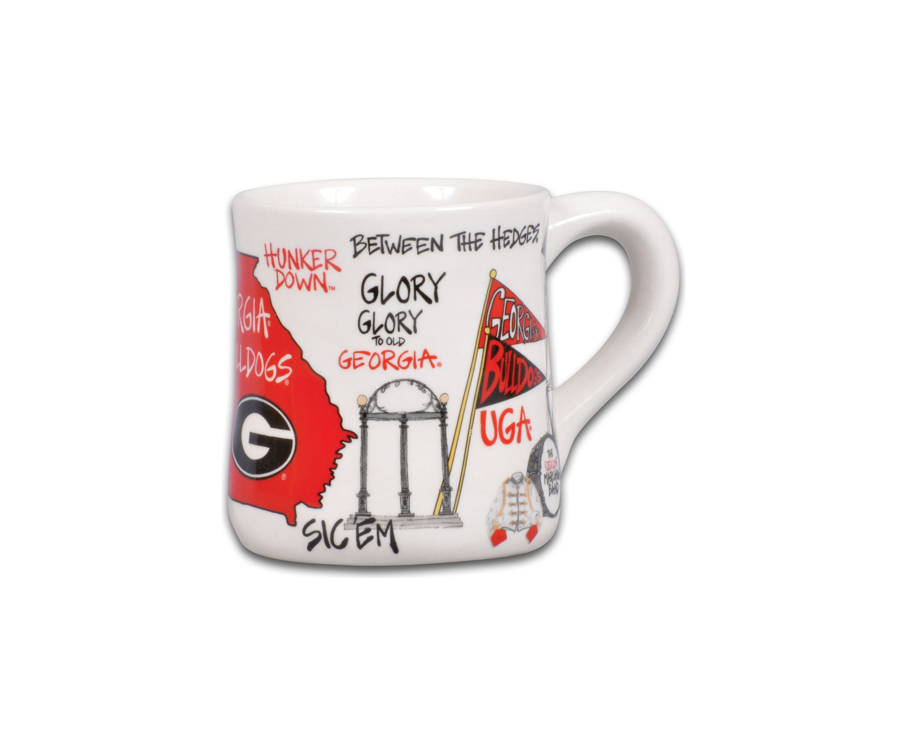 NCAA Georgia Bulldogs Ceramic Mug