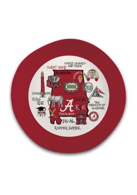 NCAA Alabama Crimson Tide Melamine Serving Bowl