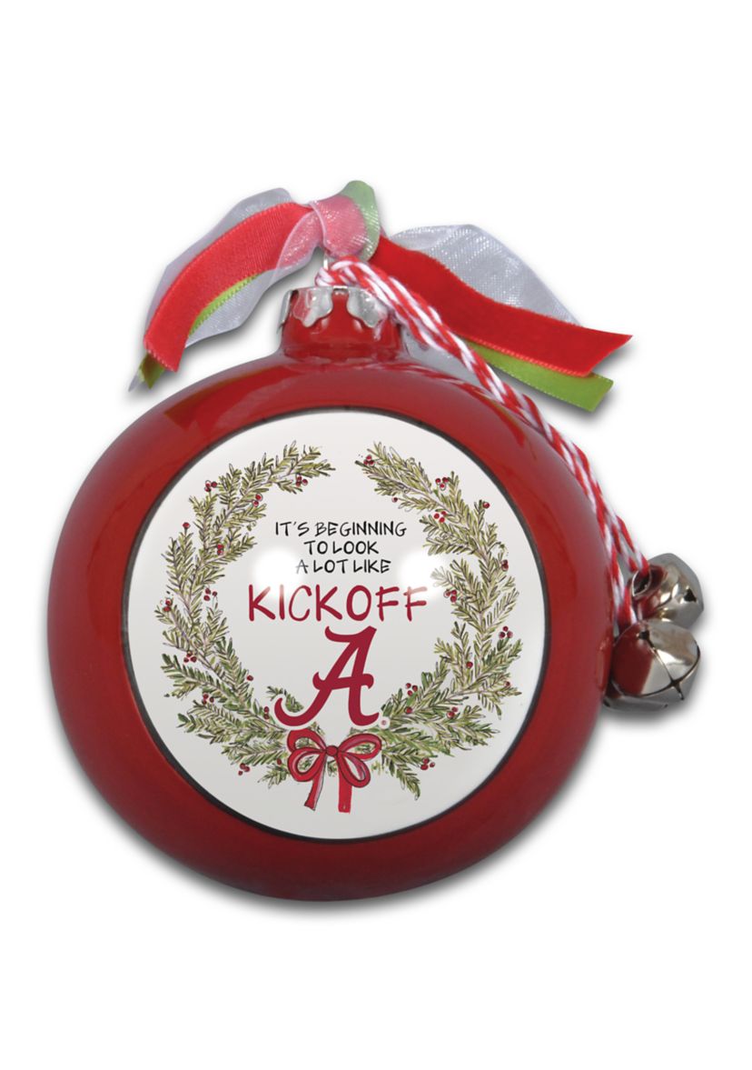 NCAA Alabama Crimson Tide  Ceramic Ball Ornament