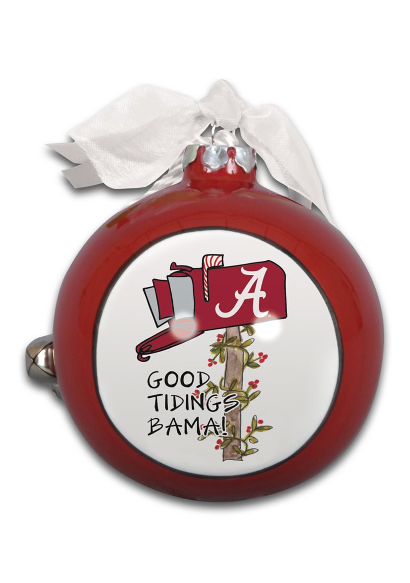NCAA Alabama Crimson Tide Ceramic Ball Ornament
