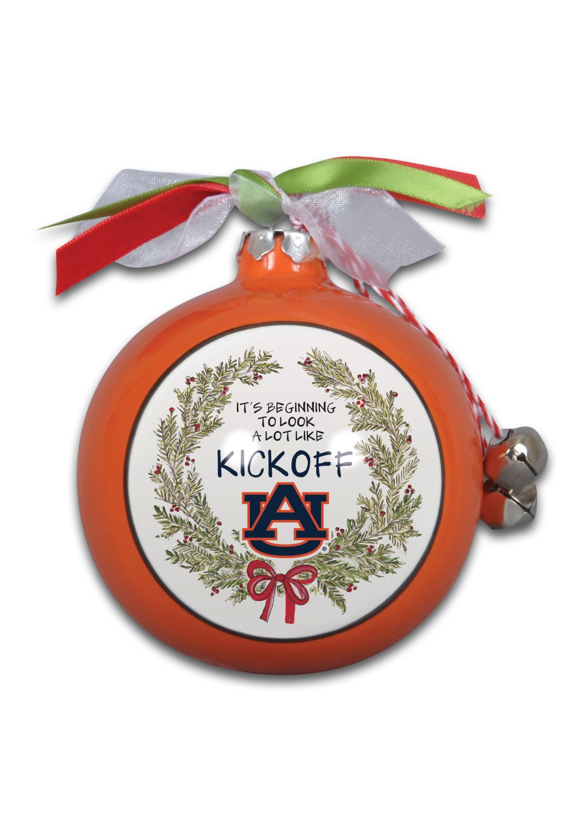 NCAA Auburn Tigers Ceramic Ball Ornament