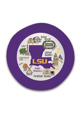 NCAA LSU Tigers Melamine Serving Bowl