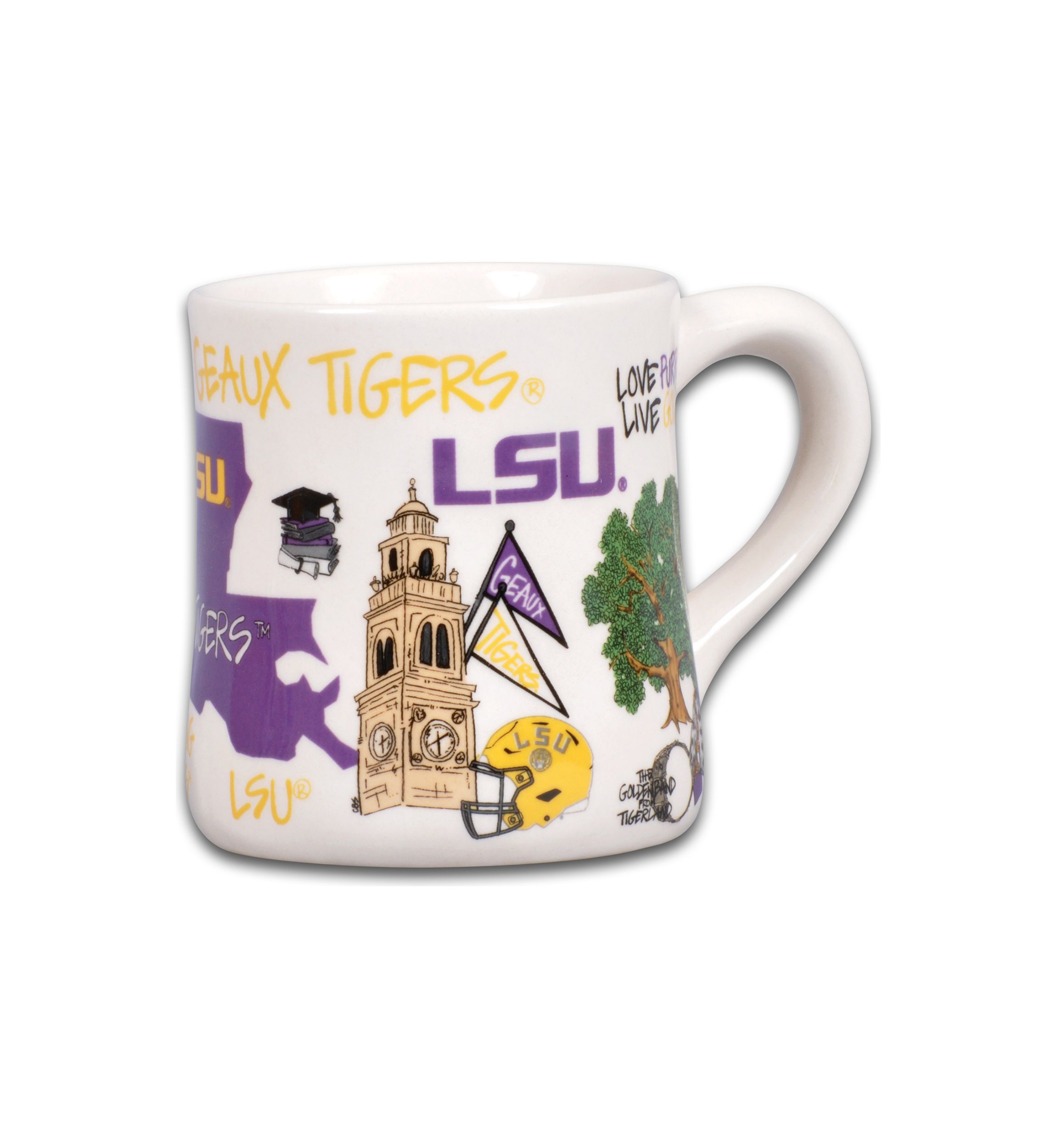 NCAA LSU Tigers Ceramic Mug