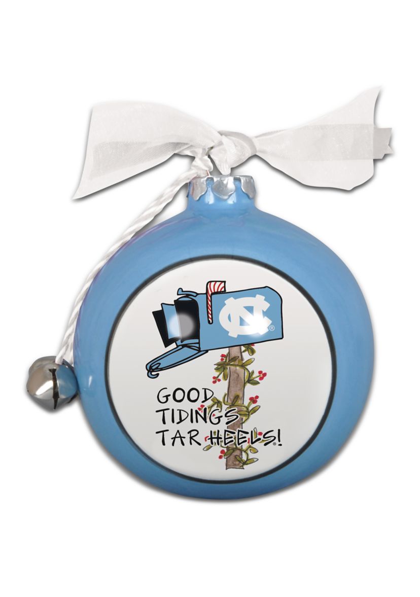 NCAA North Carolina Tar Heels Ceramic Ball Ornament