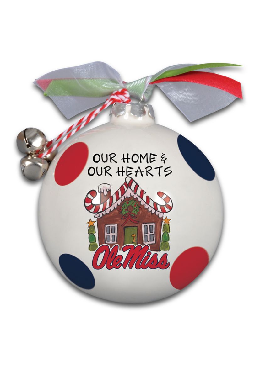 NCAA Ole Miss Rebels Ceramic Ball Ornament