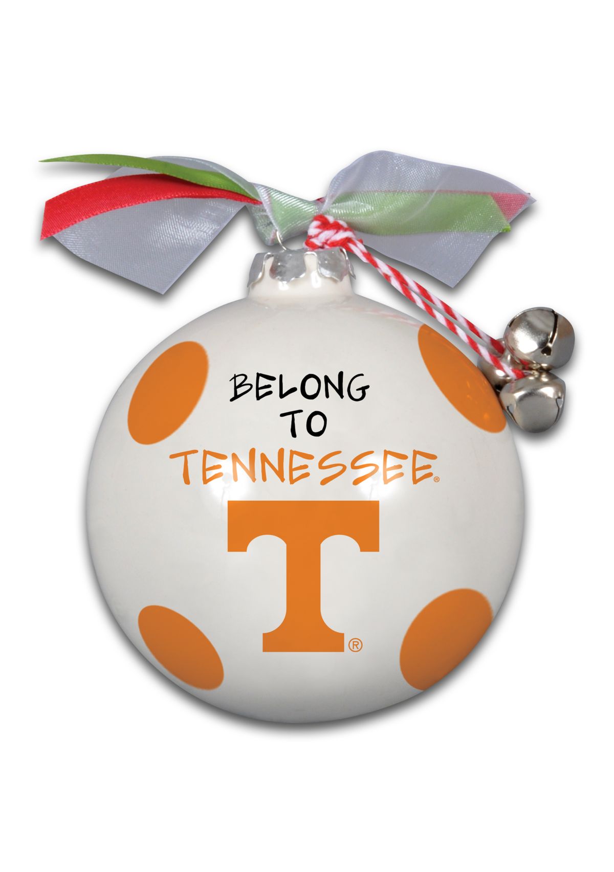 NCAA Tennessee Volunteers Ceramic Ball Ornament