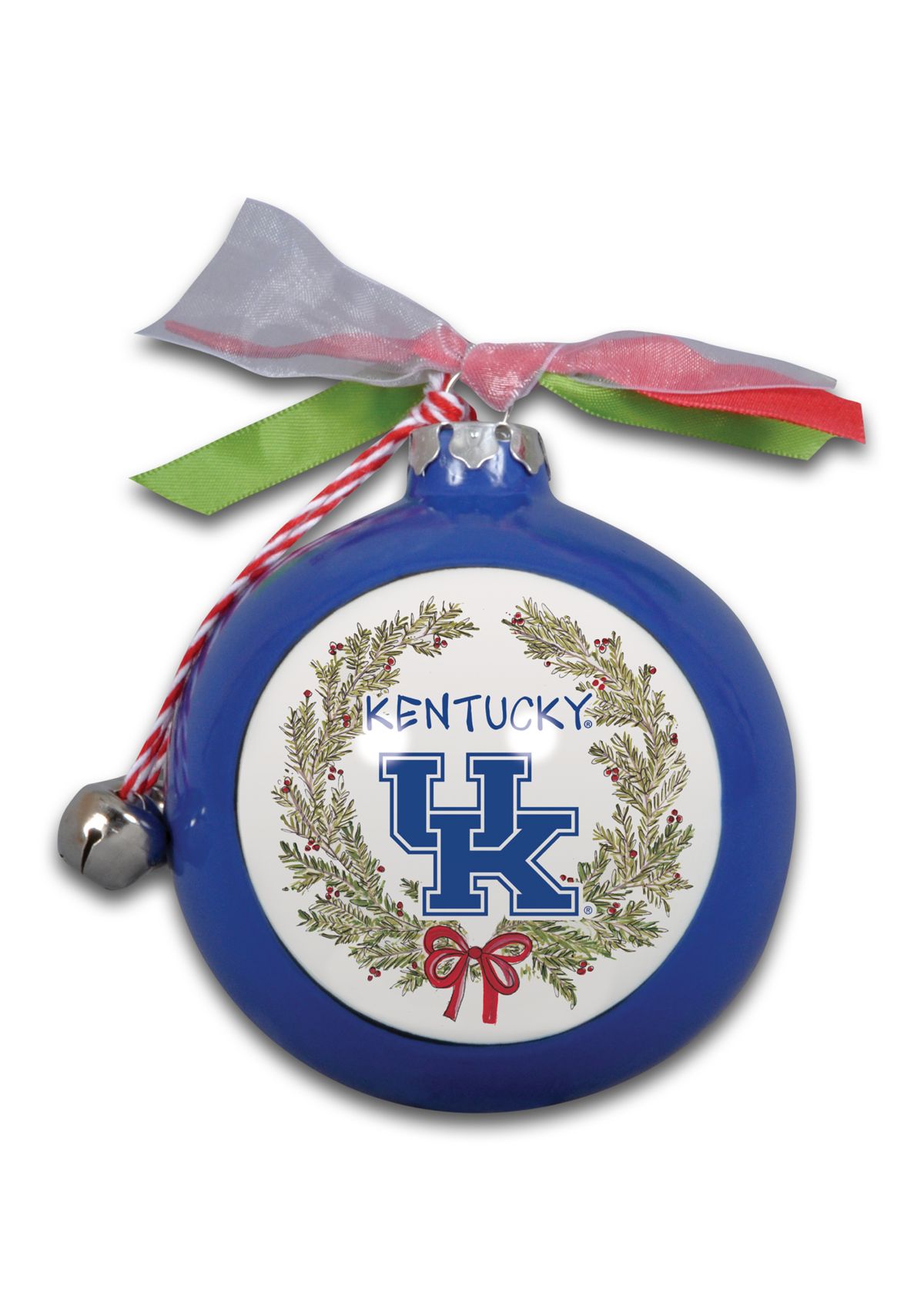 NCAA Kentucky Wildcats Ceramic Ball Ornament