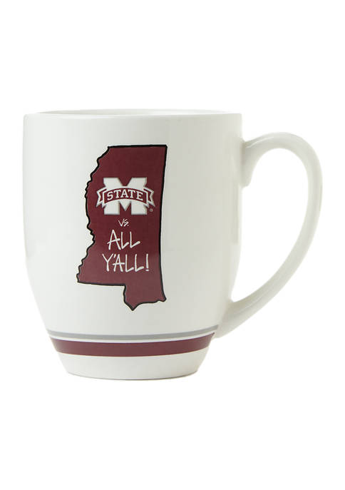 NCAA Mississippi State Bulldogs State Outline Mug 