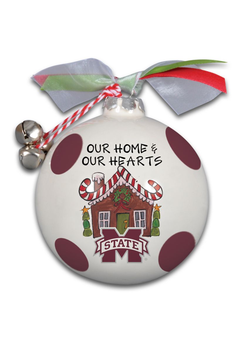 NCAA Mississippi State Bulldogs Ceramic Ball Ornament
