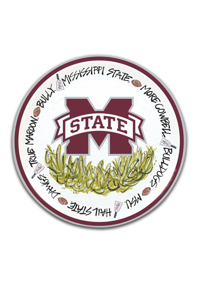 NCAA Mississippi State Bulldogs Melamine Plate Set