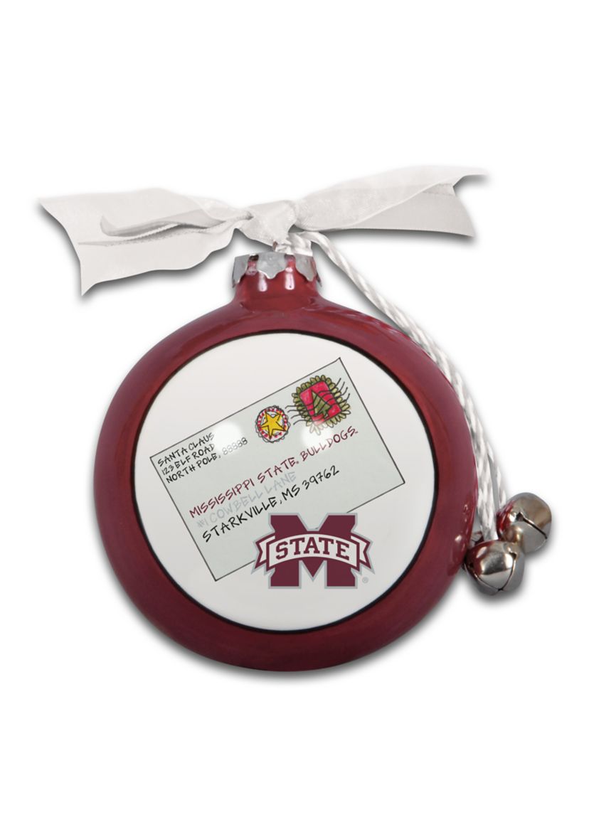 NCAA Mississippi State Bulldogs Ceramic Ball Ornament
