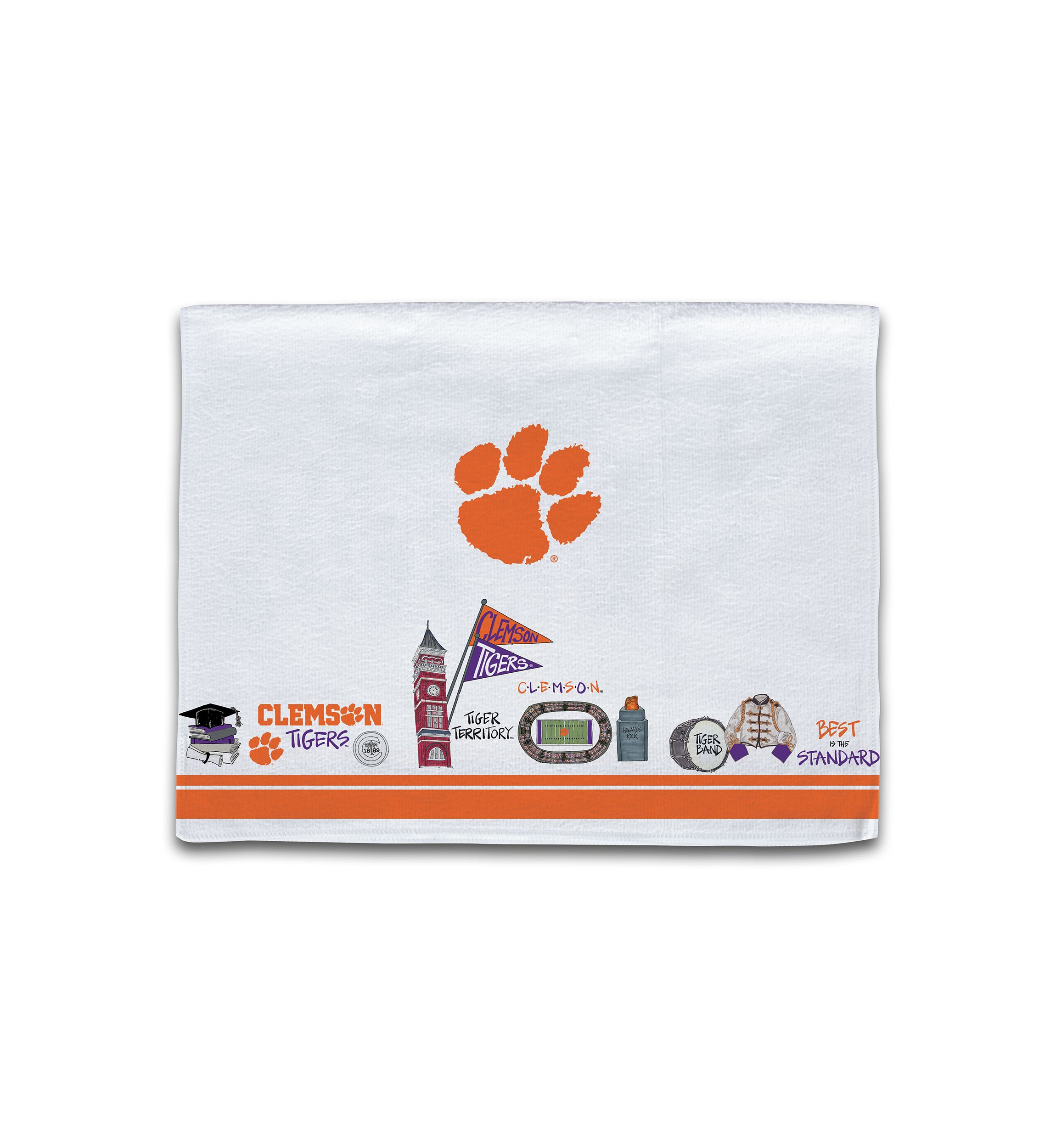NCAA Clemson Tigers Icon Towel