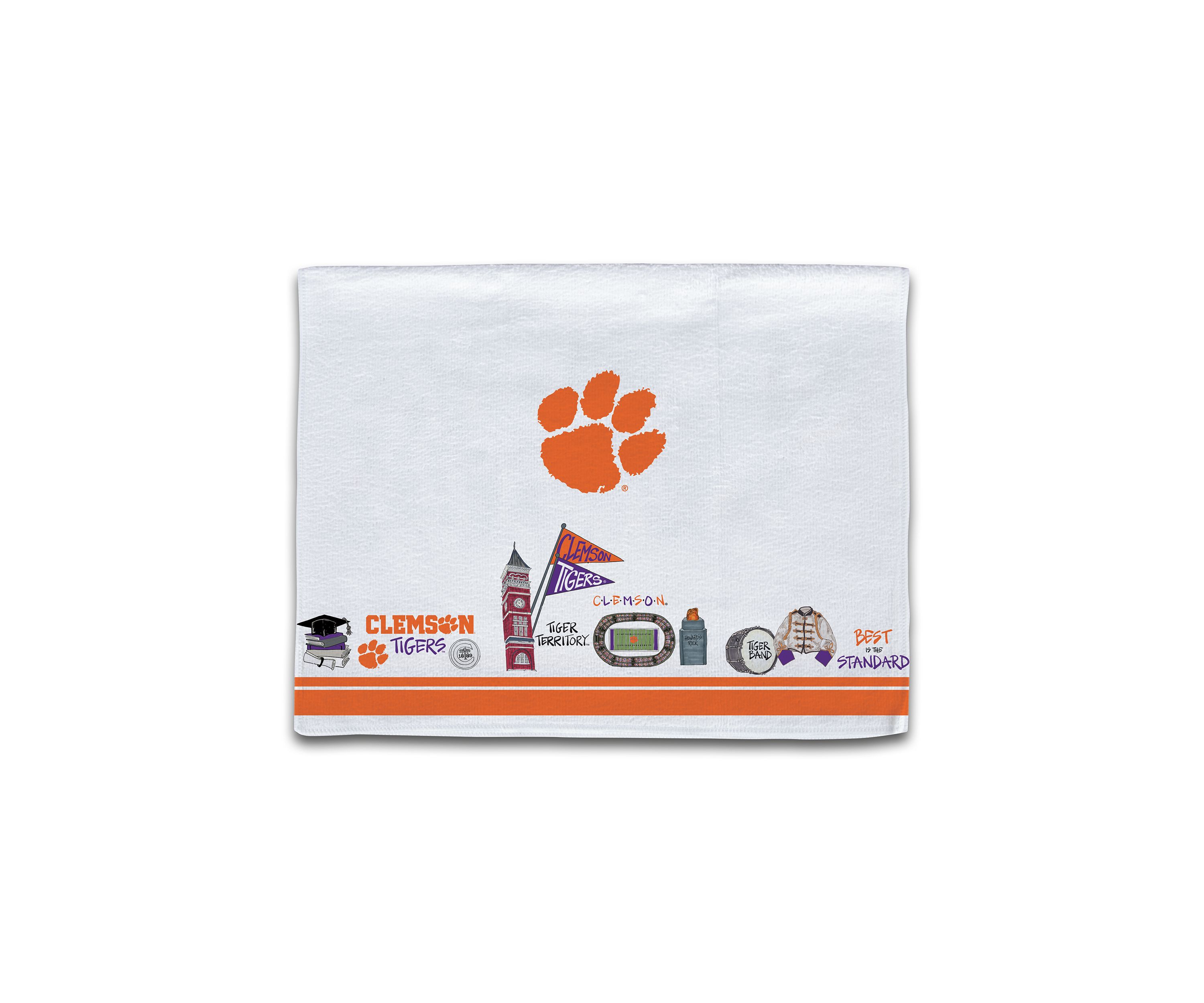 NCAA Clemson Tigers Icon Towel